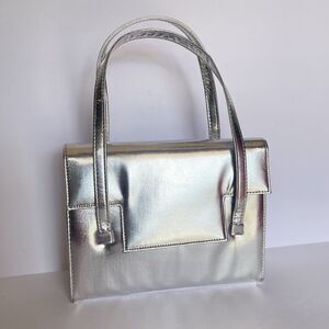 Vintage Women Silver Hand Bag